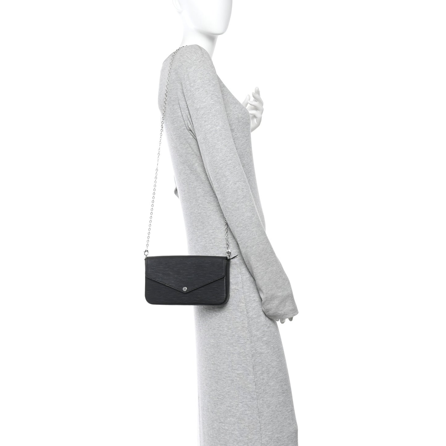 Epi Pochette Felicie Black