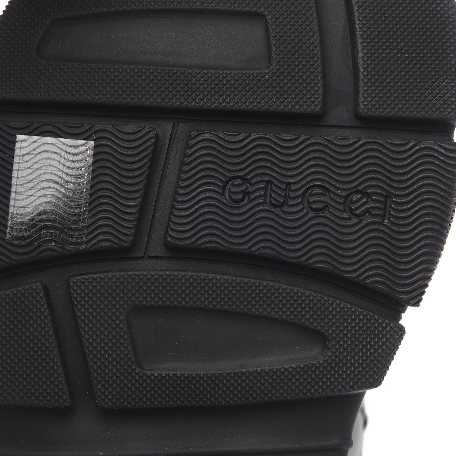 Gucci X SEGA Nappa Mesh Mens Aguru Sandals 9 Loess Black 7 of 10