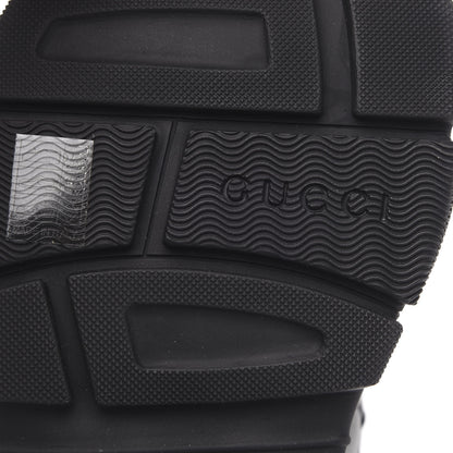 Gucci X SEGA Nappa Mesh Mens Aguru Sandals 9 Loess Black 7 of 10