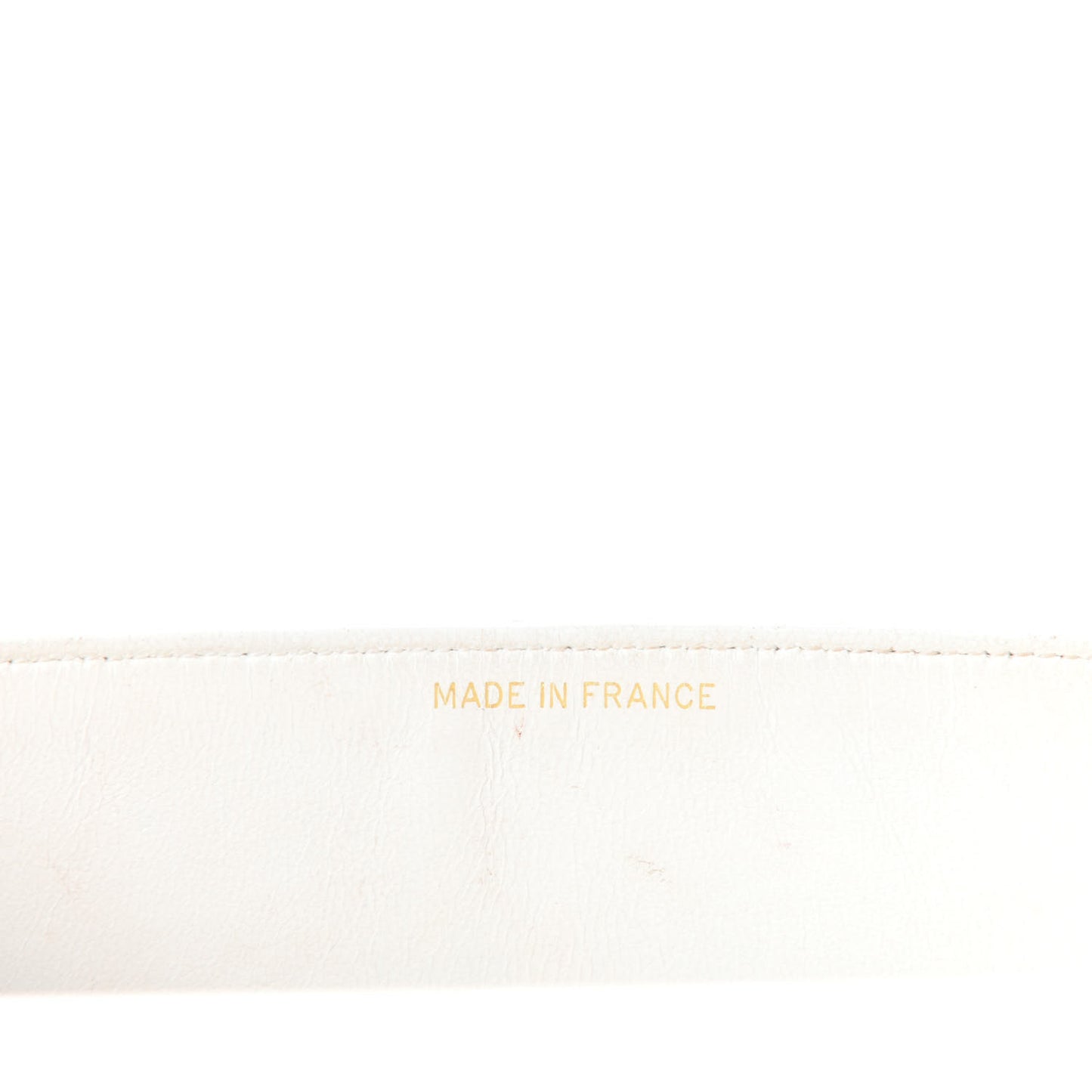 Caviar Quilted Medium Double Flap White