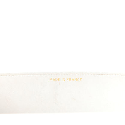 Chanel Caviar Quilted Medium Double Flap White 15 of 18