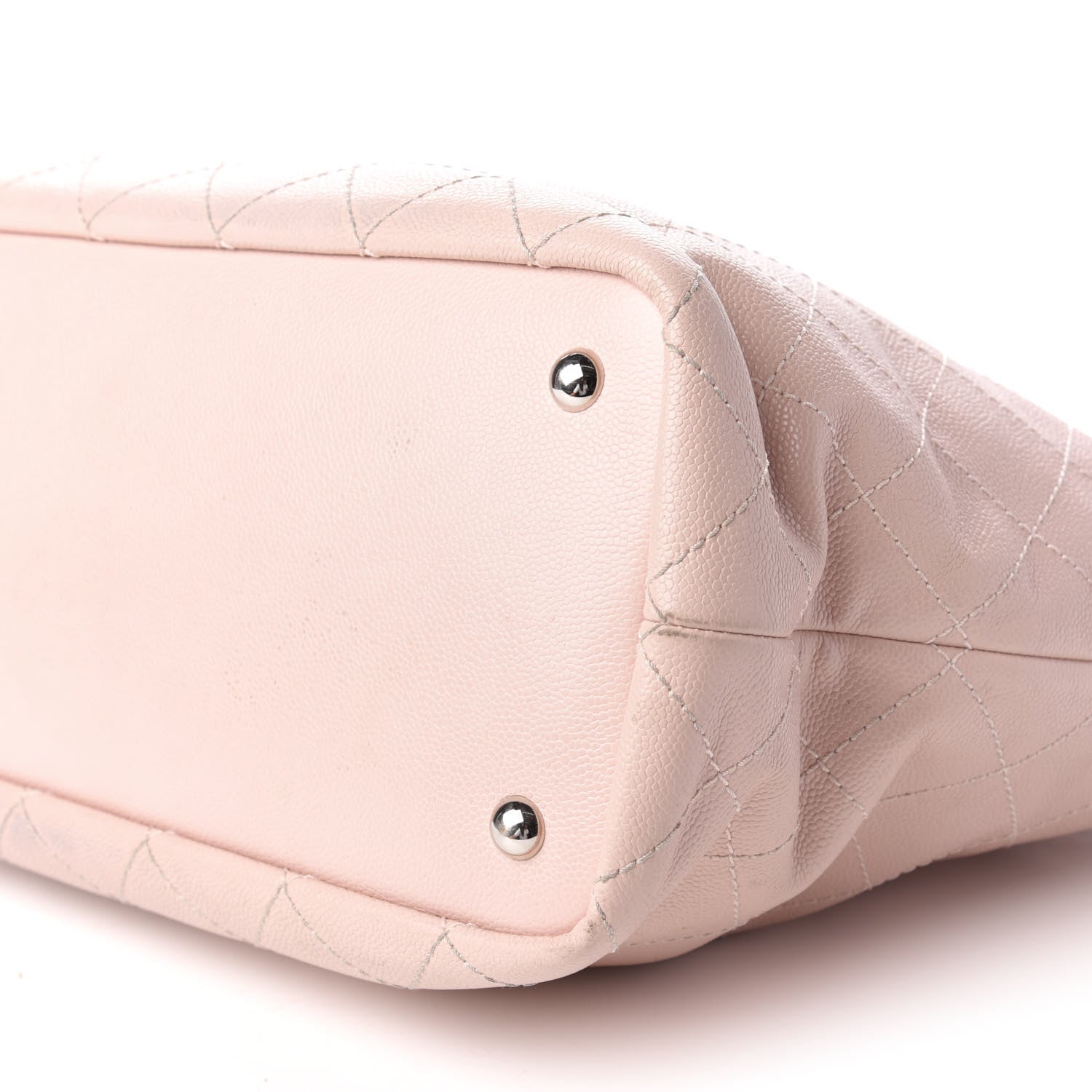 Chanel Grained Calfskin Large Shopping Fever Tote Light Pink 7 of 9