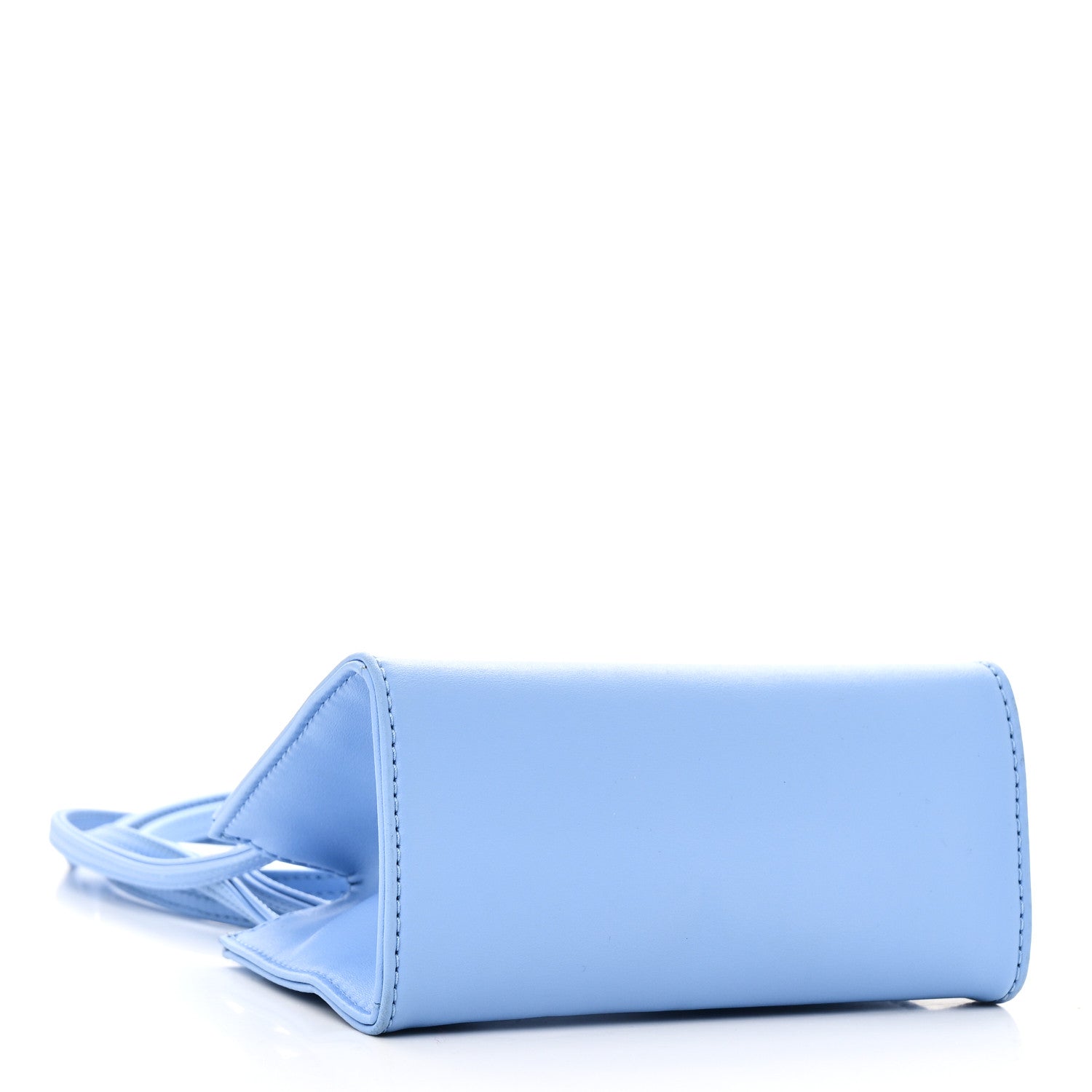 Telfar Vegan Leather Small Shopping Bag Cerulean 4 of 9