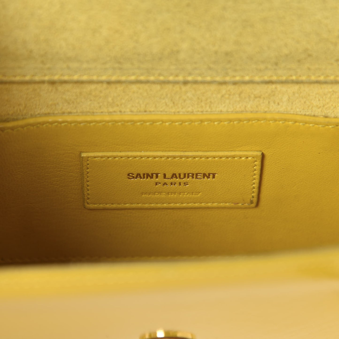 Patent Small Classic Monogram Kate Satchel Yellow