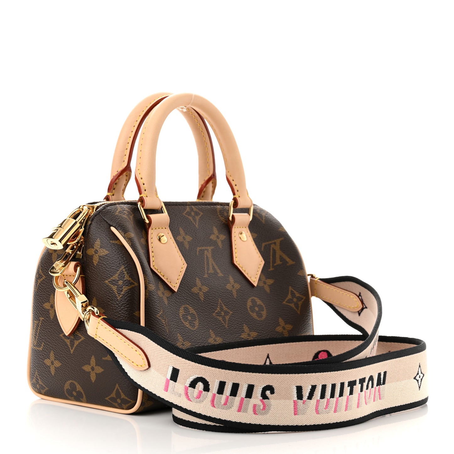 Monogram Speedy Bandouliere 20 Black