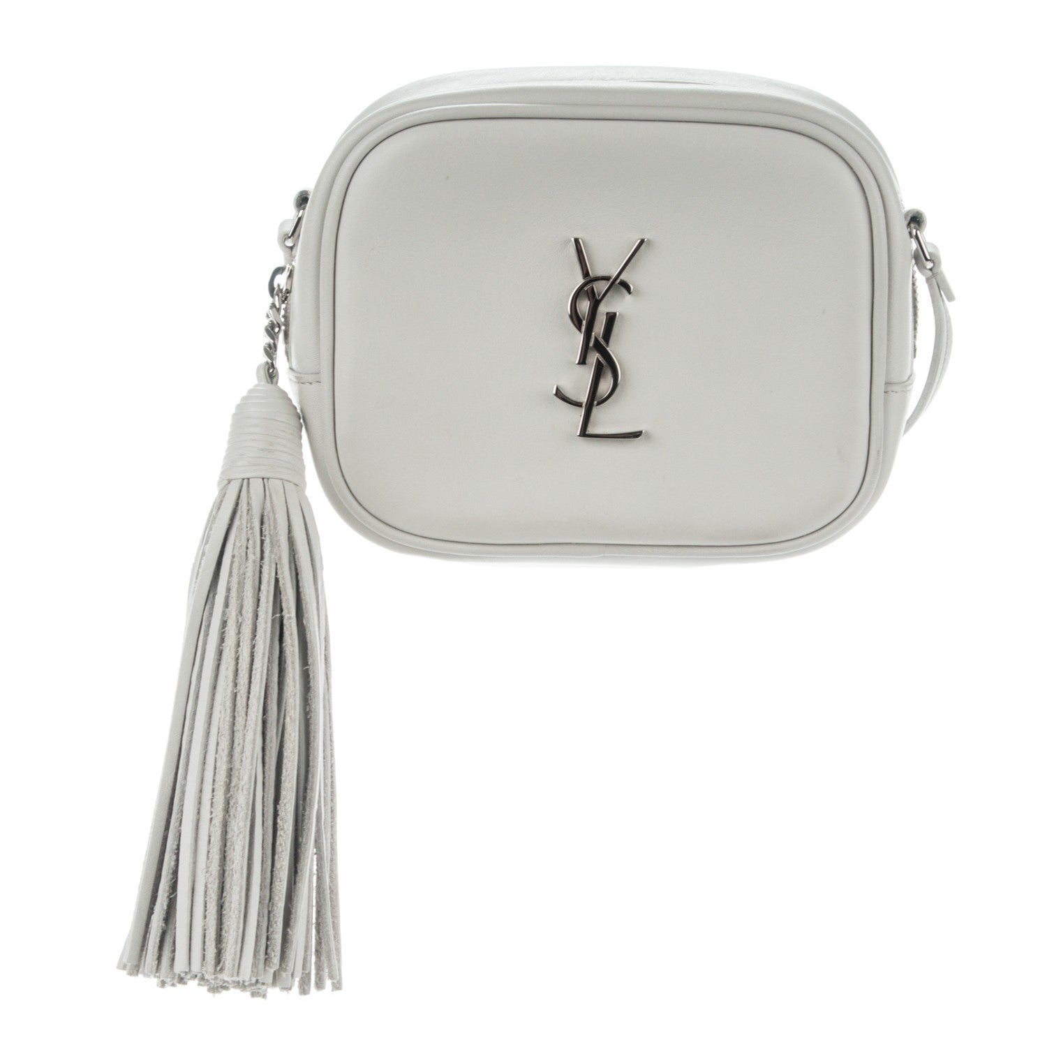 Saint Laurent Nappa Monogram Blogger Bag Gris Perle 1 of 7