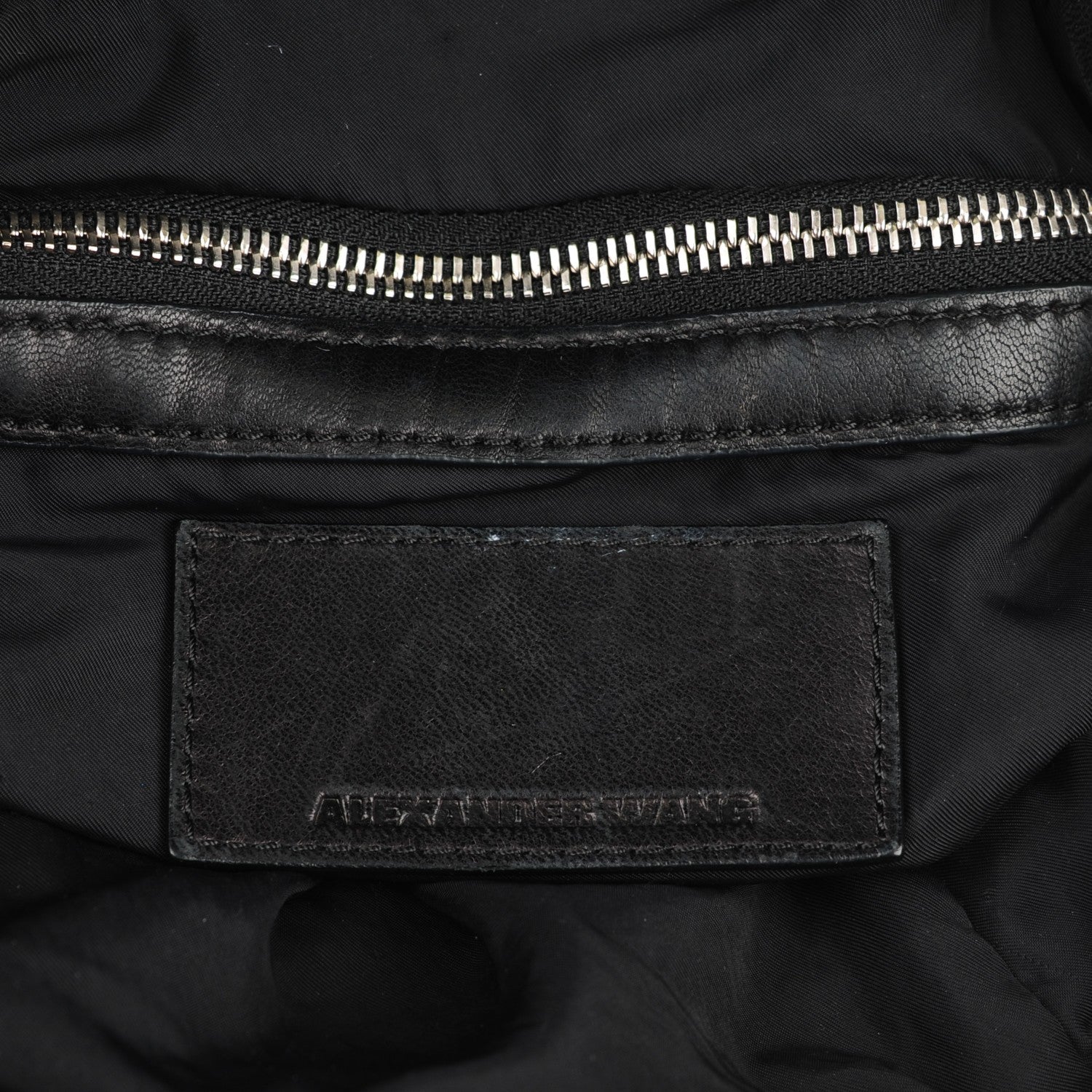 Alexander Wang Lambskin Marti Backpack Washed Black Rhodium Hardware 6 of 9