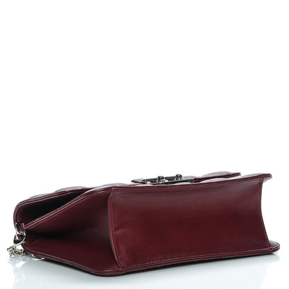 Christian Dior Lambskin Cannage Miss Dior Promenade Pouch Plum 4 of 7