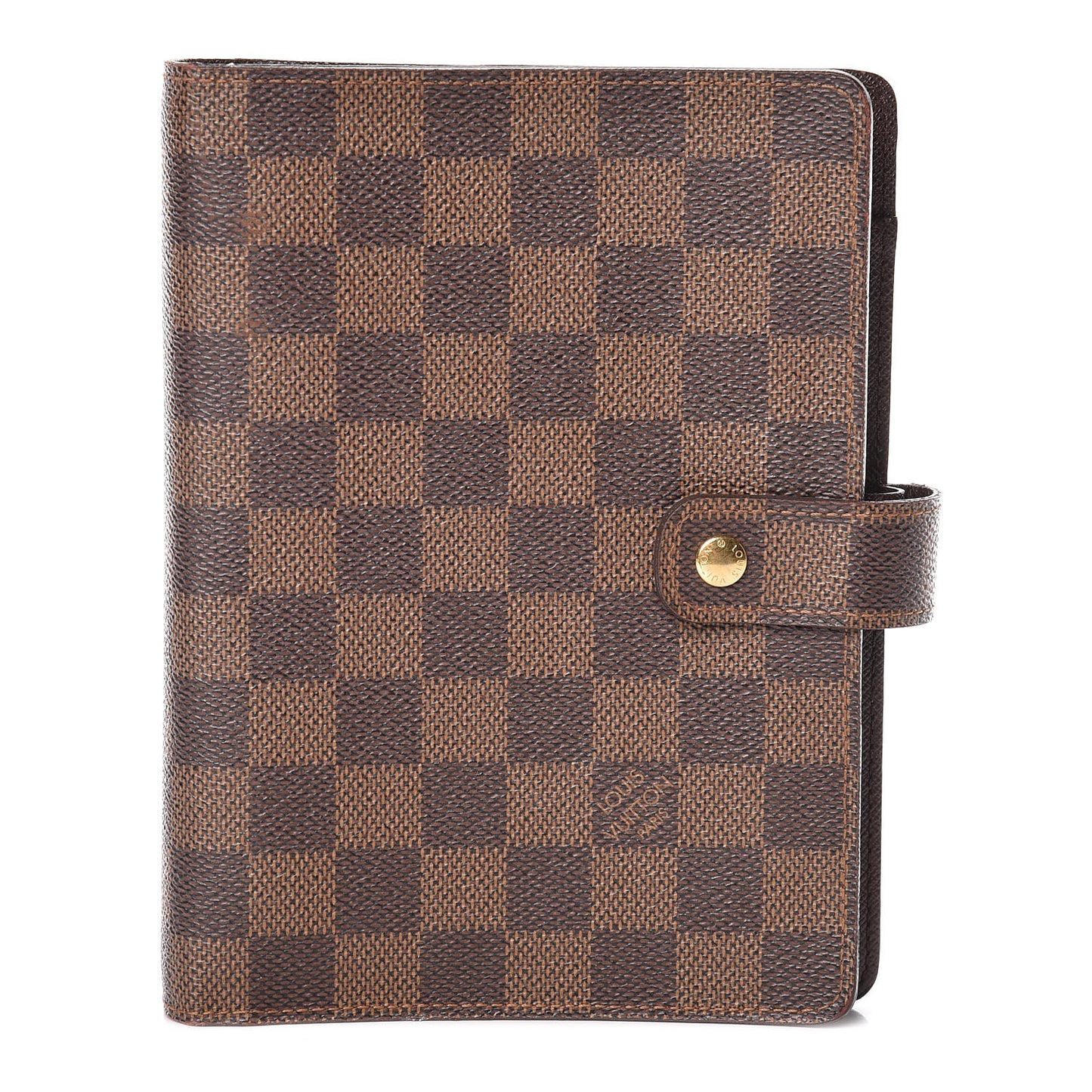 Damier Ebene Medium Ring Agenda Cover