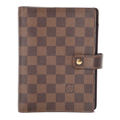 Louis Vuitton Damier Ebene Medium Ring Agenda Cover 1 of 11