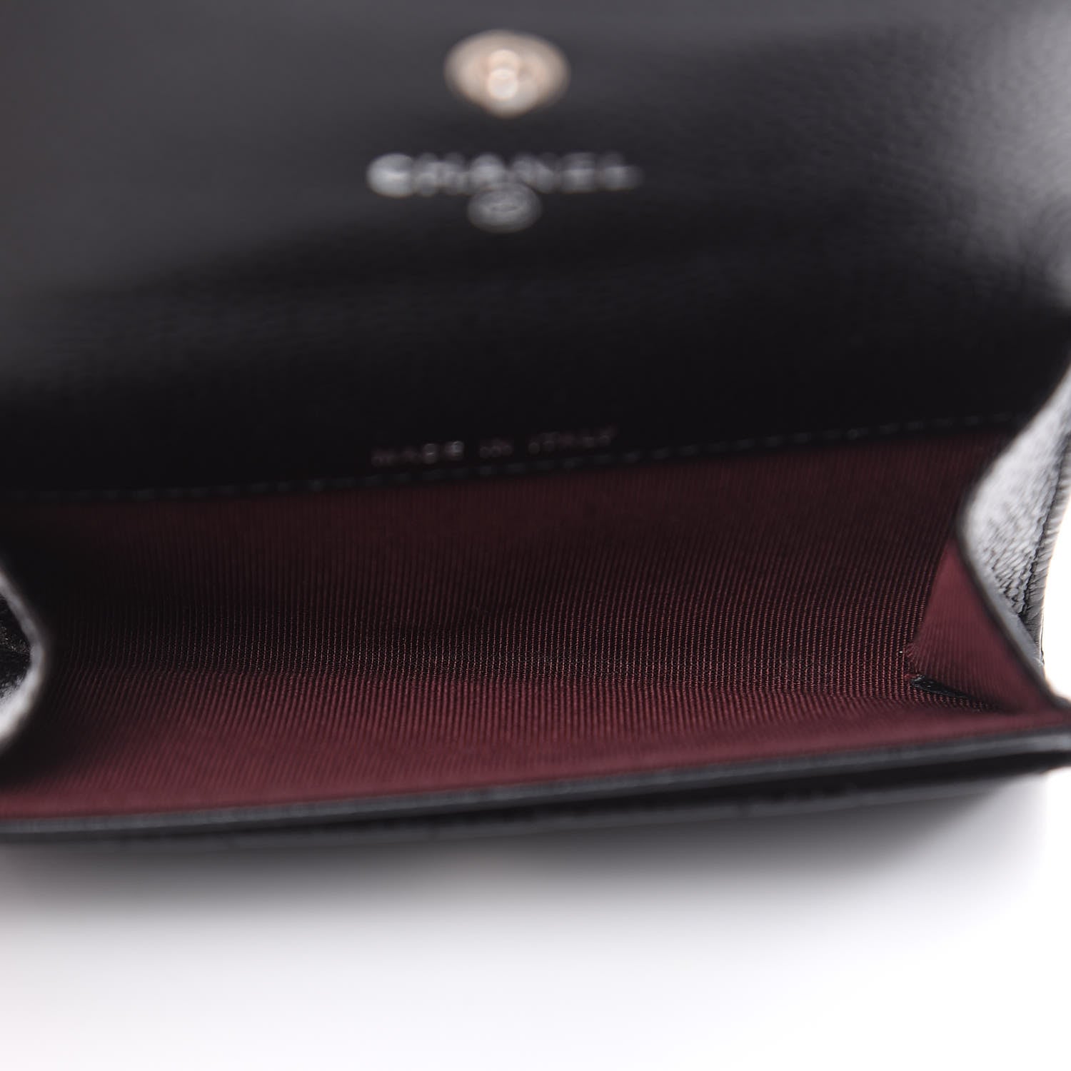 Chanel Caviar Quilted Flap Card Holder Black 5 of 7