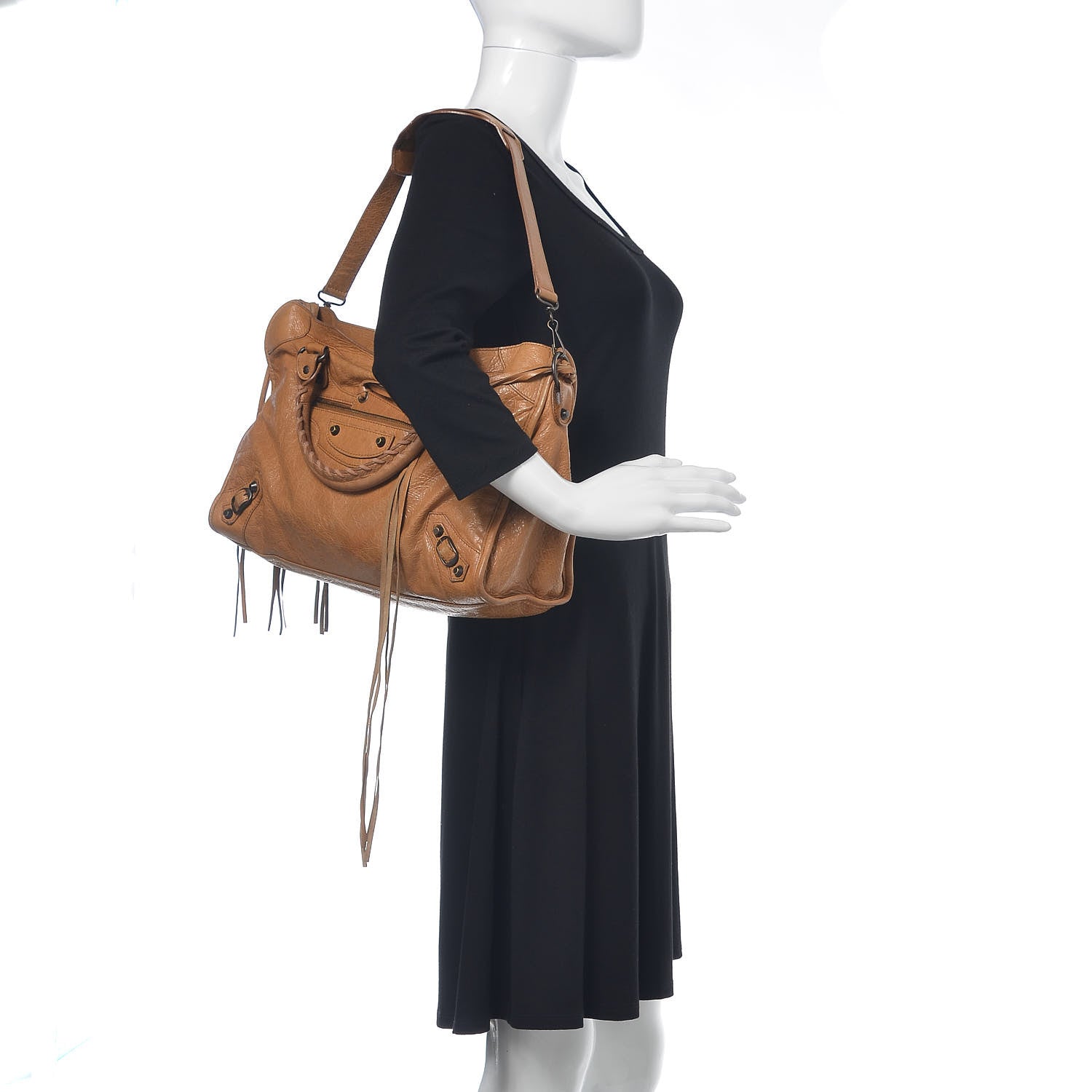 Balenciaga Chevre Classic Hardware City Caramel 2 of 11