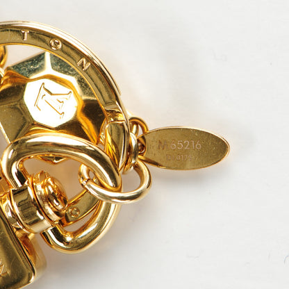 Louis Vuitton LV Facettes Bag Charm Key Holder Gold 4 of 5
