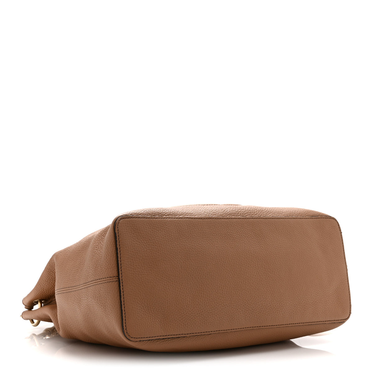 Pebbled Calfskin Large Soho Hobo Camelia