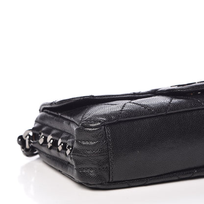 Chanel Glazed Caviar Quilted Modern Chain Flap Black 8 of 9