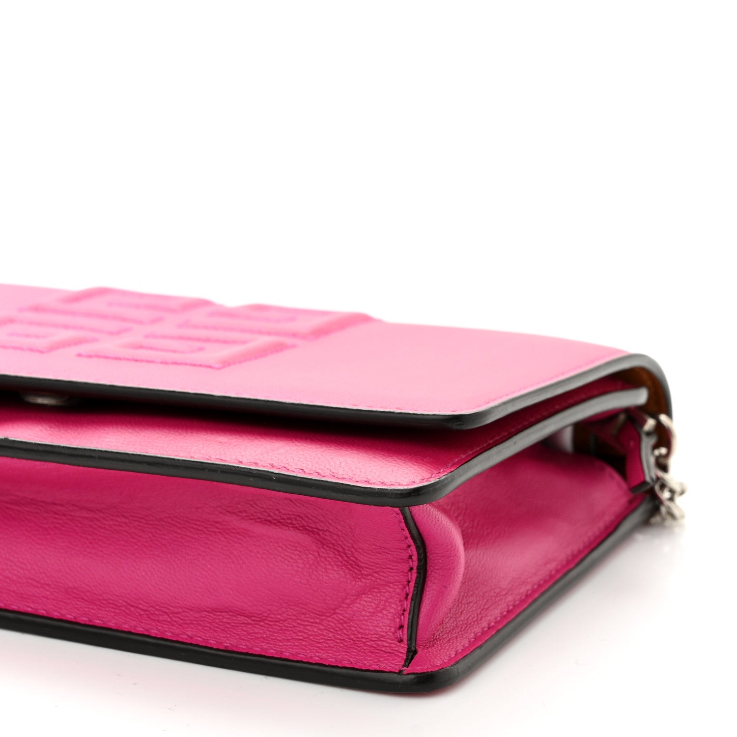 Givenchy Lambskin Emblem Chain Wallet Cyclamen 10 of 10