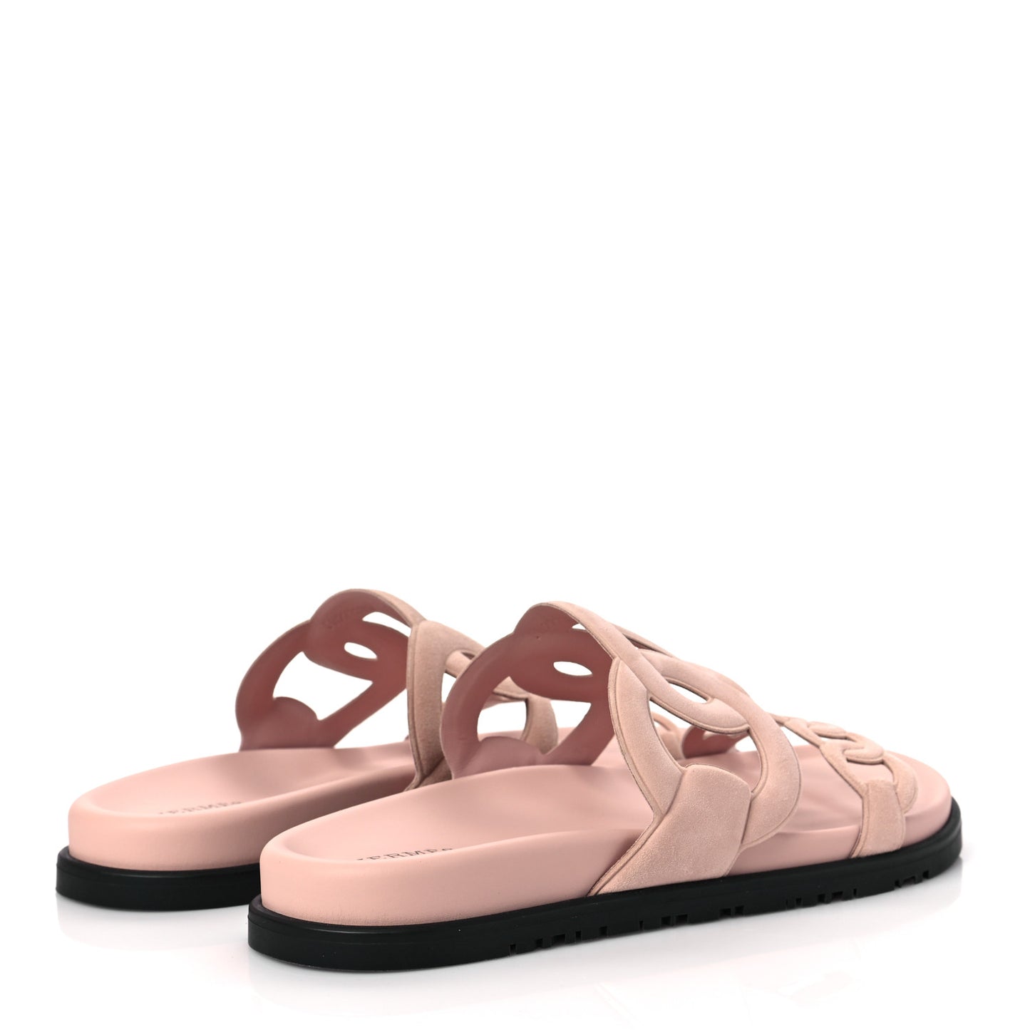 Suede Goatskin Extra Sandals 38 Rose Opaline