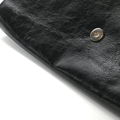Saint Laurent Textured Patent Monogram Large Belle De Jour Clutch Black 12 of 12