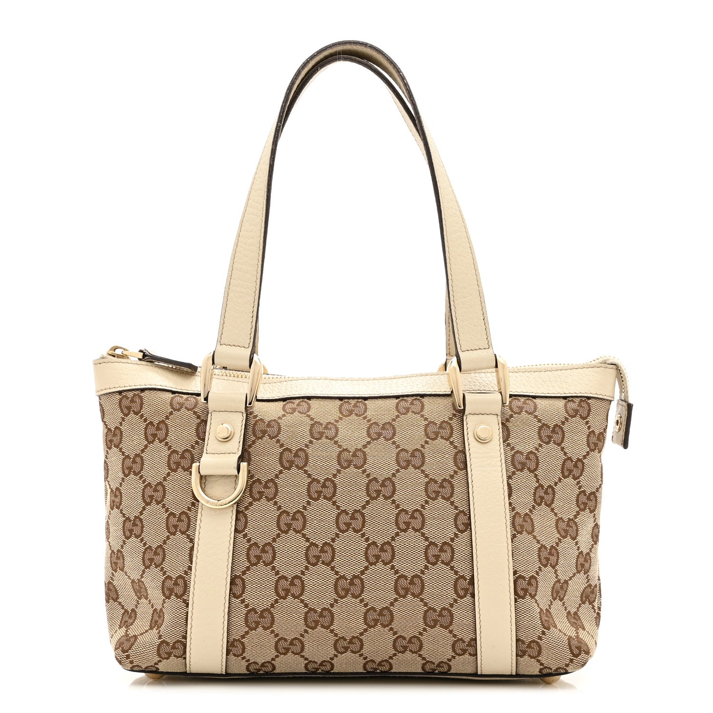 Monogram Small Abbey Tote Off White
