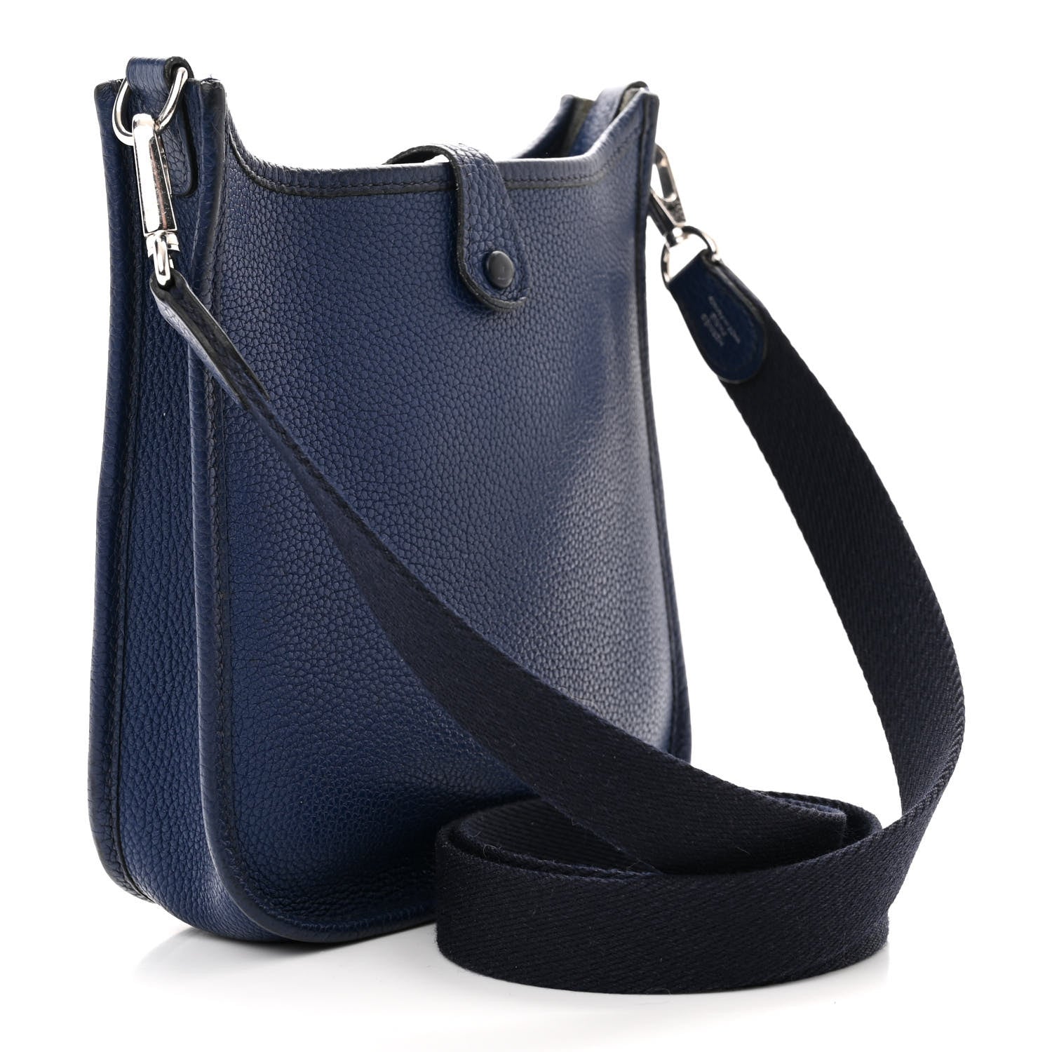 Hermes Taurillon Clemence Evelyne TPM Blue Saphir Blue Indigo 3 of 14