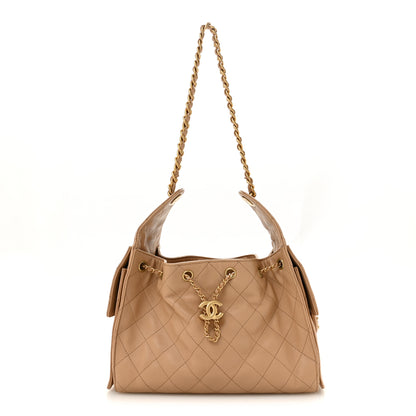 Chanel Caviar Quilted Small Chanel 25 Handbag Beige 1 of 13