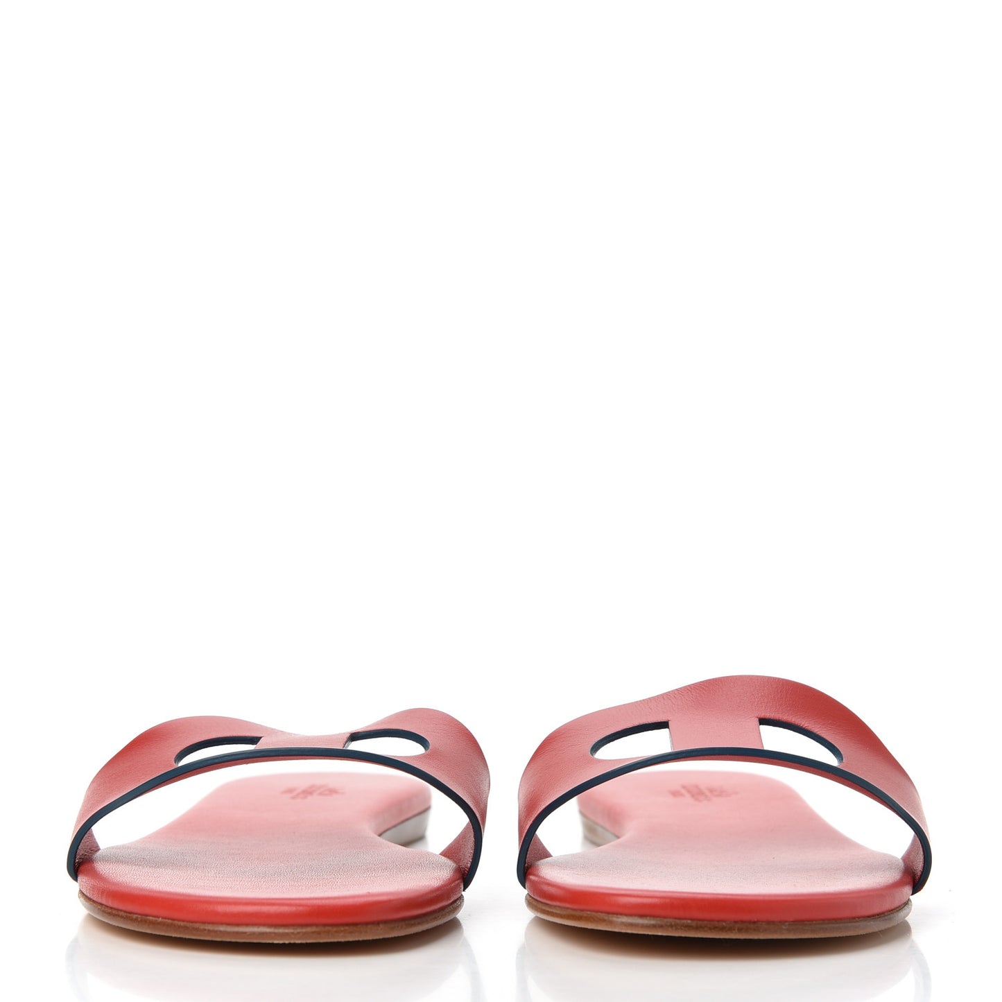 Calfskin Lisboa Sandals 36 Jasper Rouge
