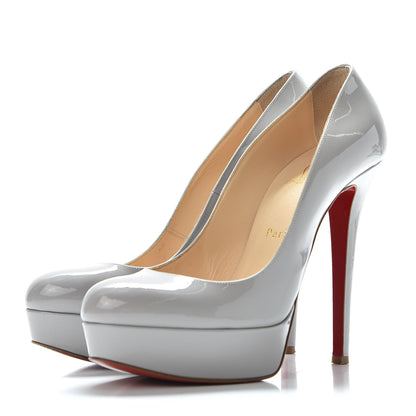 Christian Louboutin Patent Bianca 140 Pumps 38.5 Souris 2 of 8