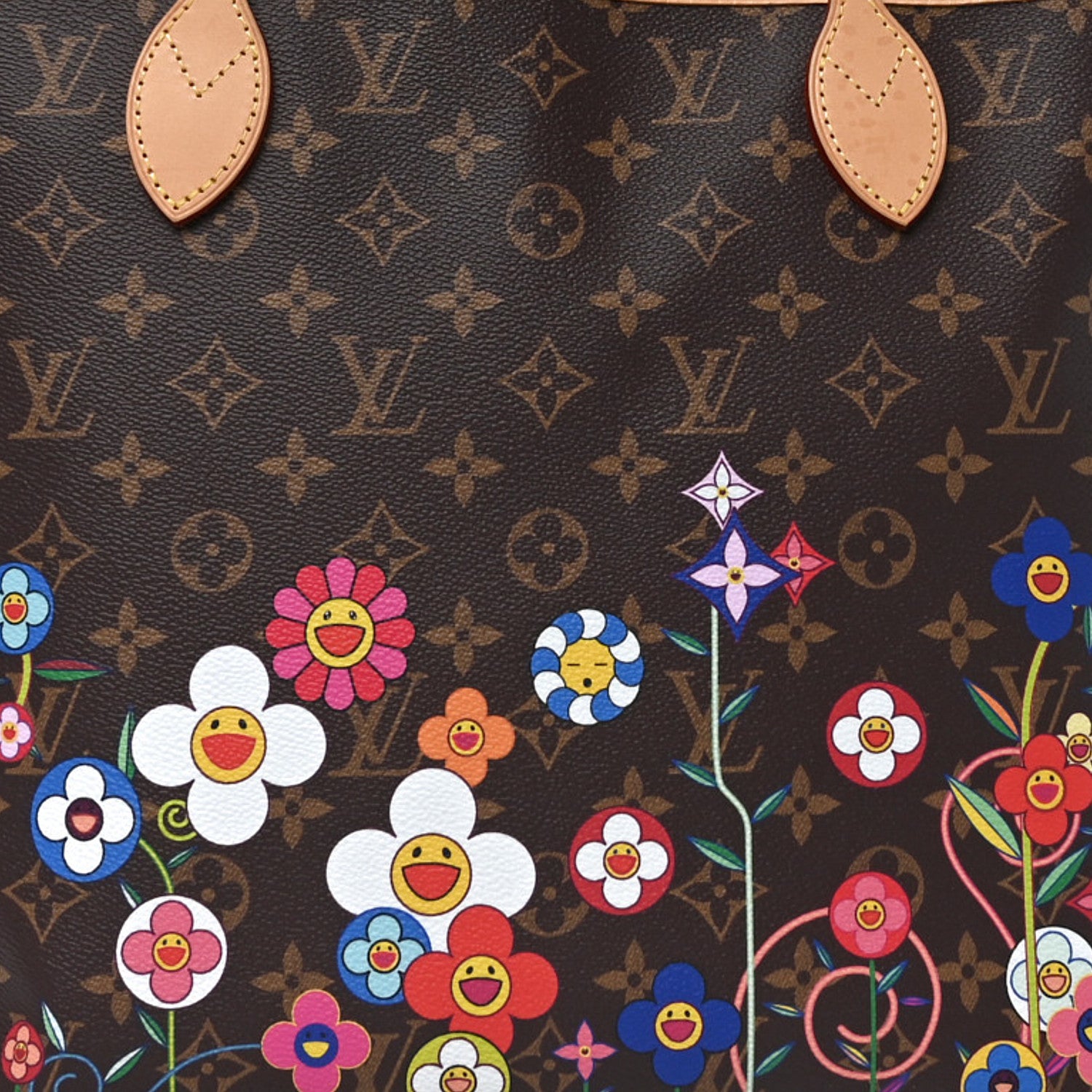 Louis Vuitton LV X TM Monogram Flowers Neverfull MM 8 of 10