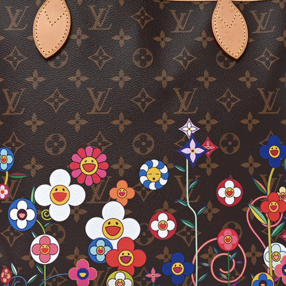 Louis Vuitton LV X TM Monogram Flowers Neverfull MM 8 of 10