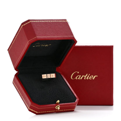 Cartier 18K Pink Gold 5.5mm LOVE Ring 56 7.75 5 of 5