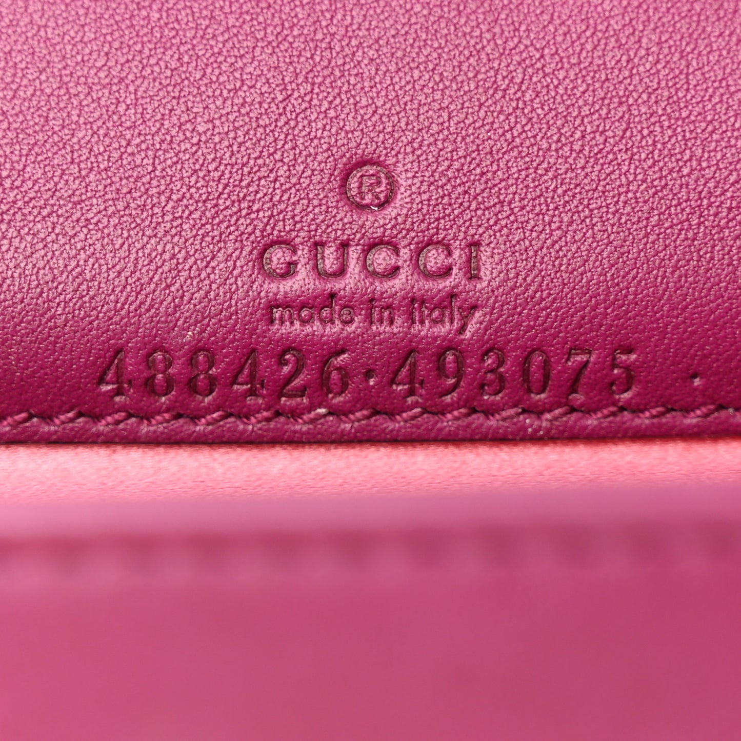 Velvet Matelasse GG Marmont Mini Bag Fuchsia Violet Cyclamen