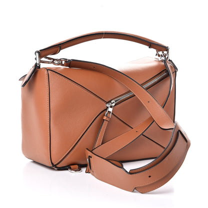 Loewe Calfskin Puzzle Bag Tan 3 of 7