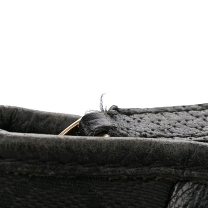 Gucci Monogram D Ring Abbey Pochette Black 14 of 14