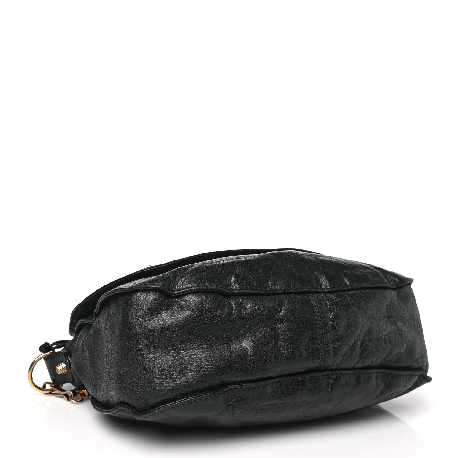 Balenciaga Agneau Giant 12 Rose Gold Hardware Neo Folk Messenger Black 5 of 15