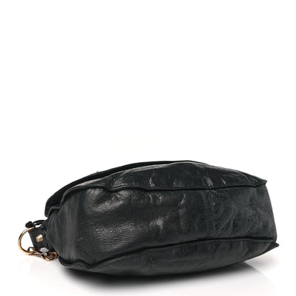 Balenciaga Agneau Giant 12 Rose Gold Hardware Neo Folk Messenger Black 5 of 15