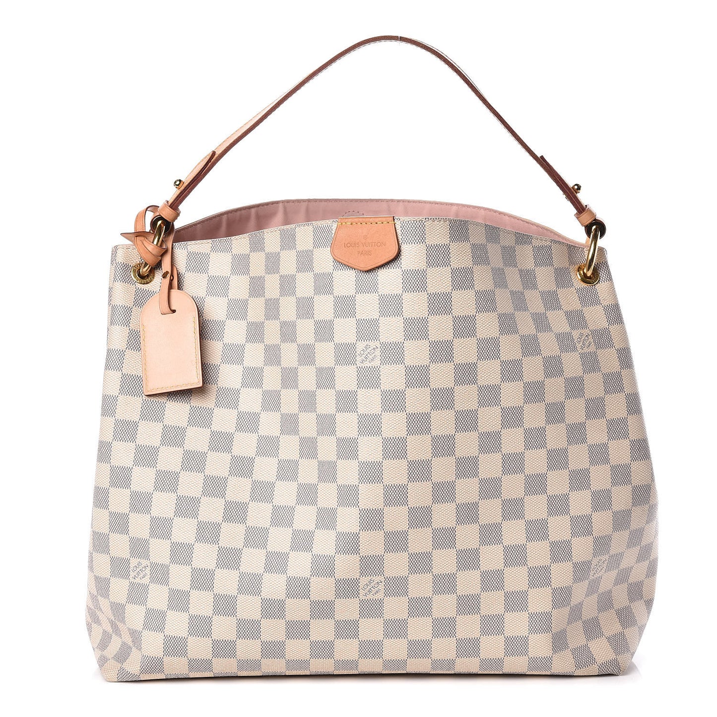 Damier Azur Graceful MM Rose Ballerine