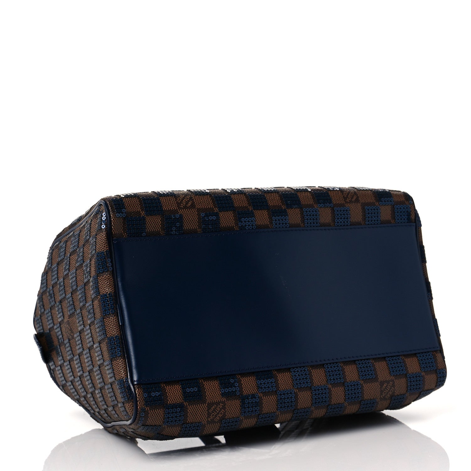 Louis Vuitton Damier Paillettes Speedy 30 Blue 4 of 9