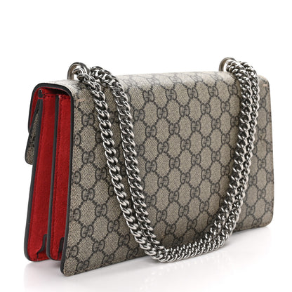 Gucci GG Supreme Monogram Small Dionysus Shoulder Bag Red 3 of 15