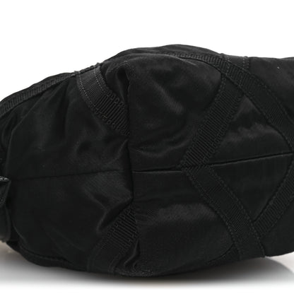 Chanel Nylon Grosgrain Quilted Lifestyle Clutch With Chain Black 9 of 11