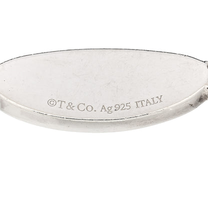 Tiffany Sterling Silver Diamond Return To Tiffany Oval ID Bracelet 3 of 3