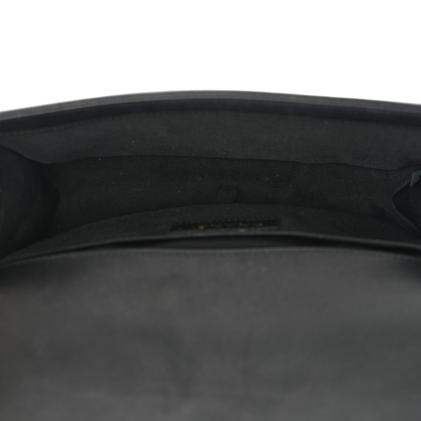Lambskin Quilted Medium Boy Flap Black