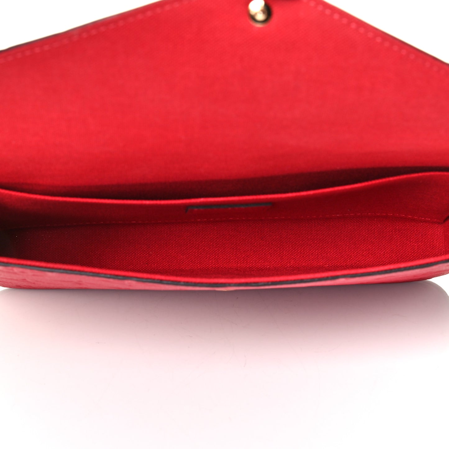 Empreinte Pochette Felicie Chain Wallet Scarlet