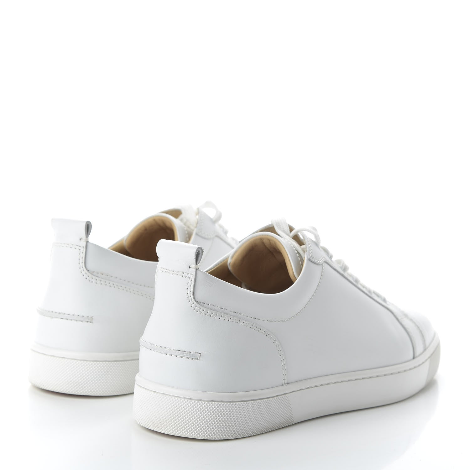 Christian Louboutin Calfskin Mens Louis Junior Flat Sneakers 42 White 4 of 8