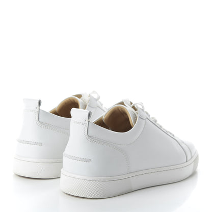 Christian Louboutin Calfskin Mens Louis Junior Flat Sneakers 42 White 4 of 8