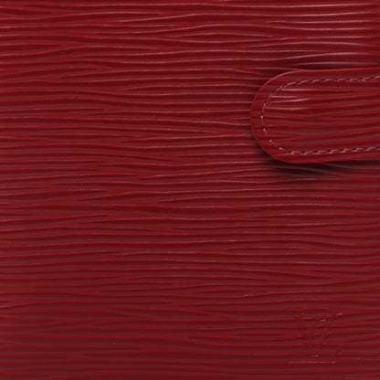 Louis Vuitton Epi Small Ring Agenda Cover Red 7 of 11