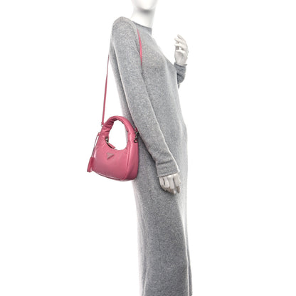 Prada Nappa Soft Padded Mini Bag Geranio 3 of 8