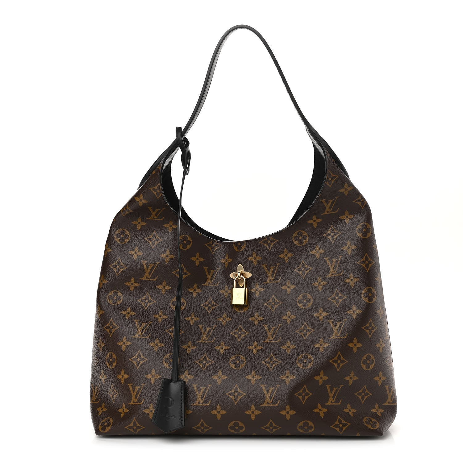 Louis Vuitton Monogram Flower Hobo Black 1 of 14