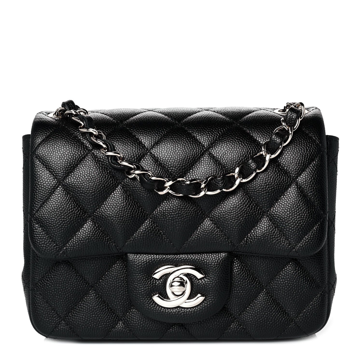 Chanel Caviar Quilted Mini Square Flap Black 1 of 10
