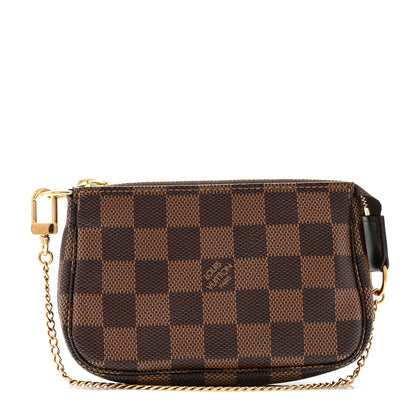 Louis Vuitton Damier Ebene Mini Pochette Accessories 1 of 8