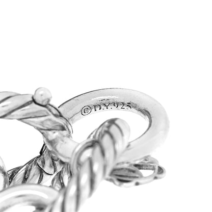 David Yurman Sterling Silver 12mm Large Oval Link Bracelet 3 of 4